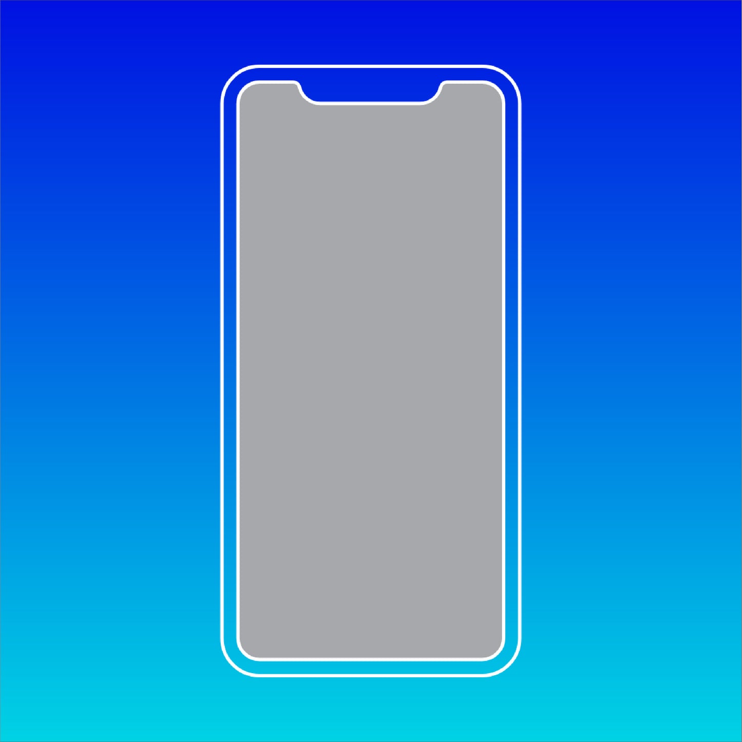 iPhone 12 Linear Device Frame With Customizable Gradient Background