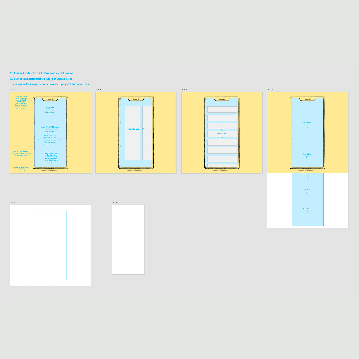 iPhone 13 Hand Drawn Device Frame with Customizable Background